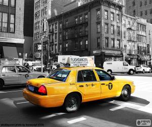 пазл Нью-йоркское такси